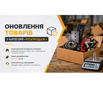 Оновлення товарів у категорії «Розпродаж»